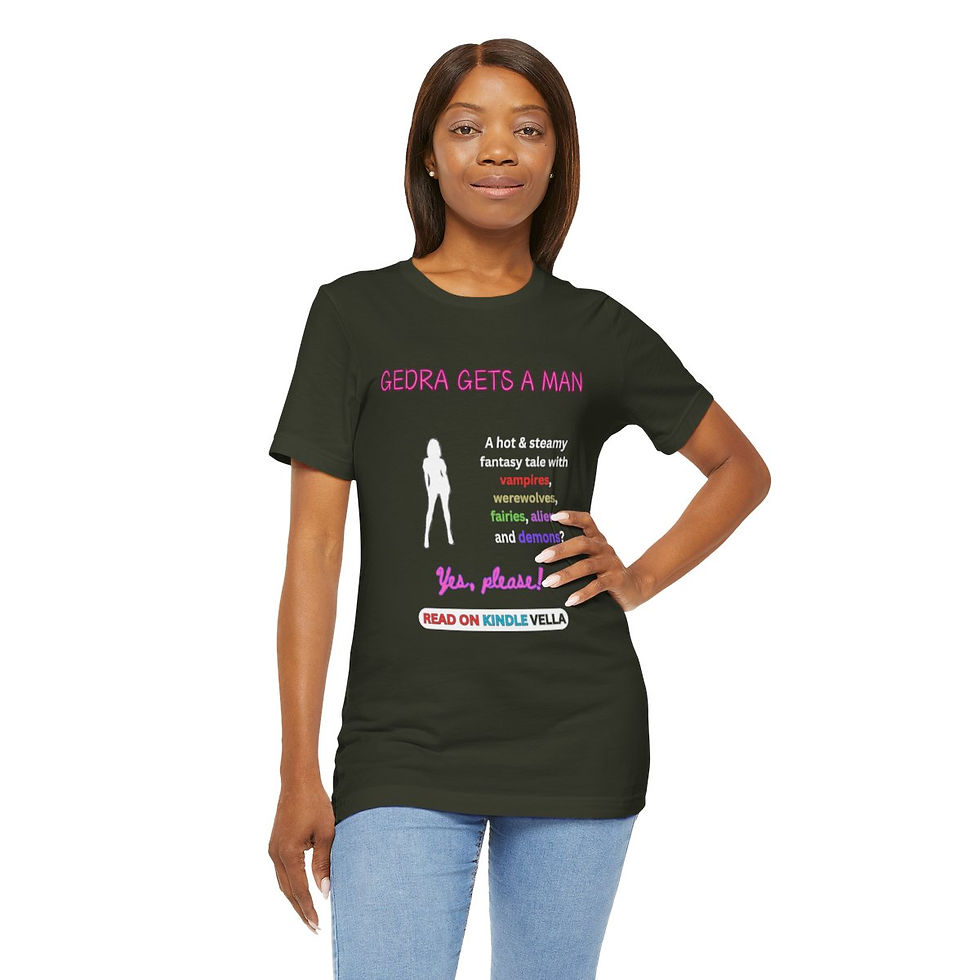 Miniatura: Camiseta de manga corta unisex - Gedra - ¡Sí, por favor!