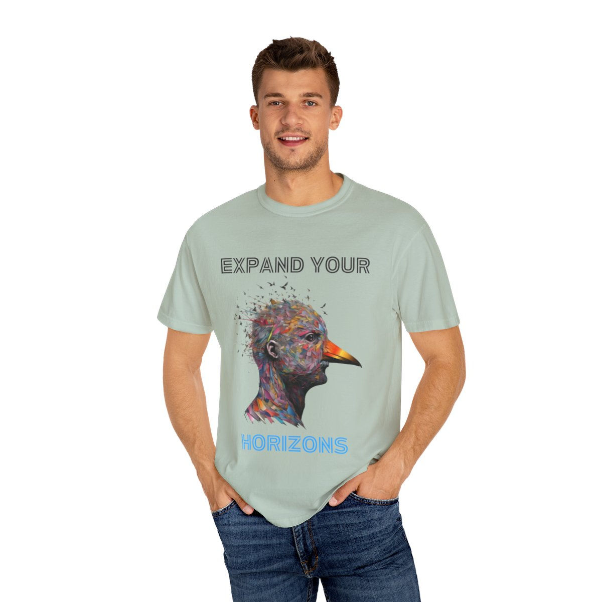 Unisex Garment-Dyed T-shirt - Expand Your Horizons 2