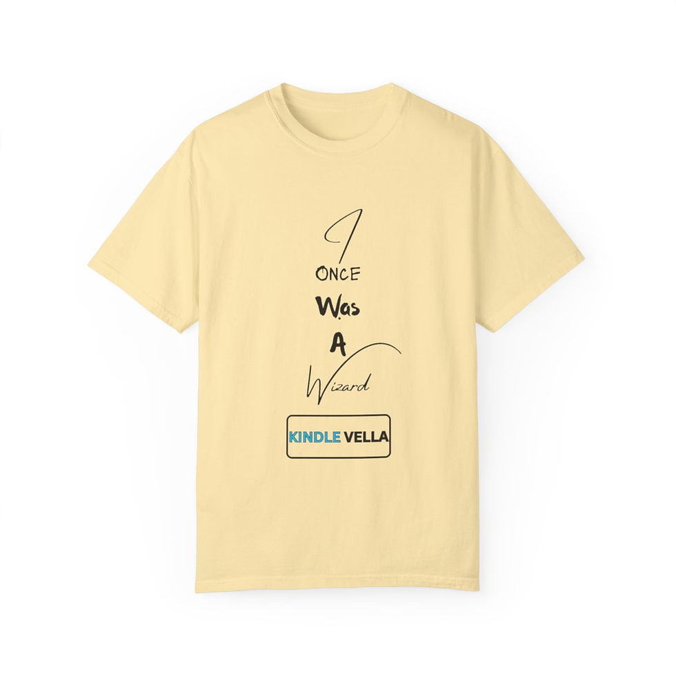 Thumbnail: Unisex Garment-Dyed T-shirt - I Once Was A Wizard - Light Colors