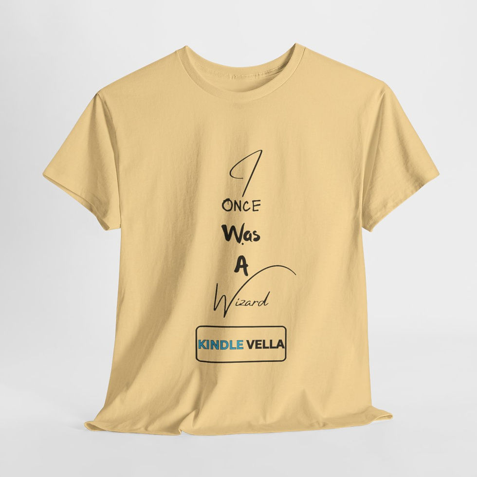 Thumbnail: Unisex Heavy Cotton Tee - I Once Was A Wizard - Light Colors