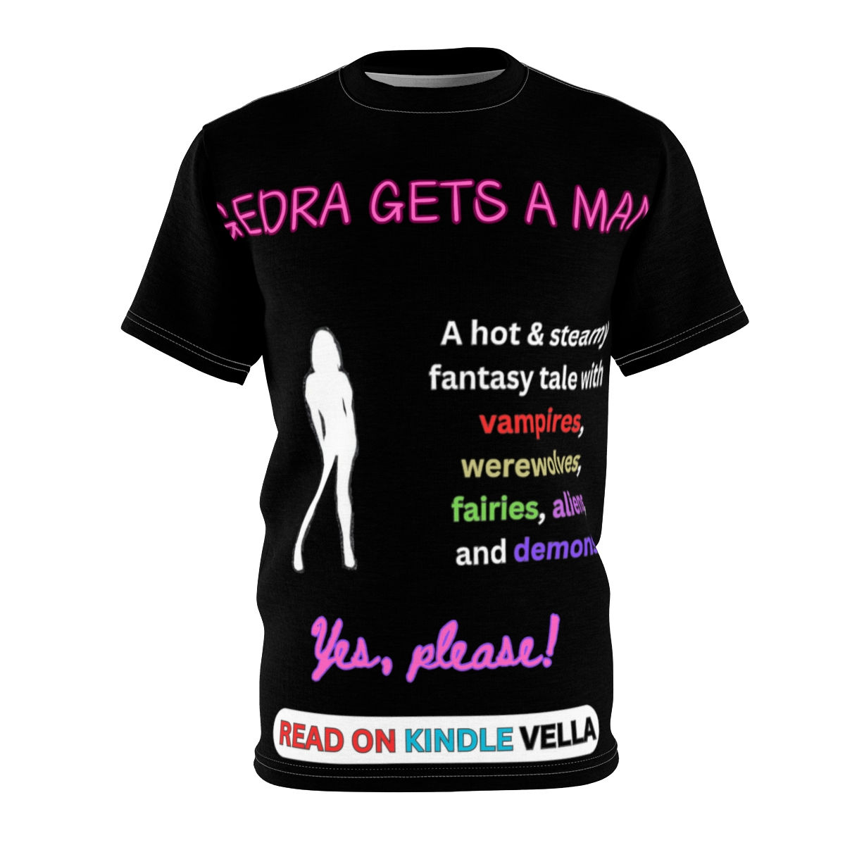 Unisex Cut & Sew Tee (AOP) - Gedra - Yes, Please!