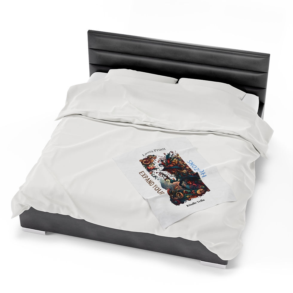 Thumbnail: Velveteen Plush Blanket - Expand Your Horizons