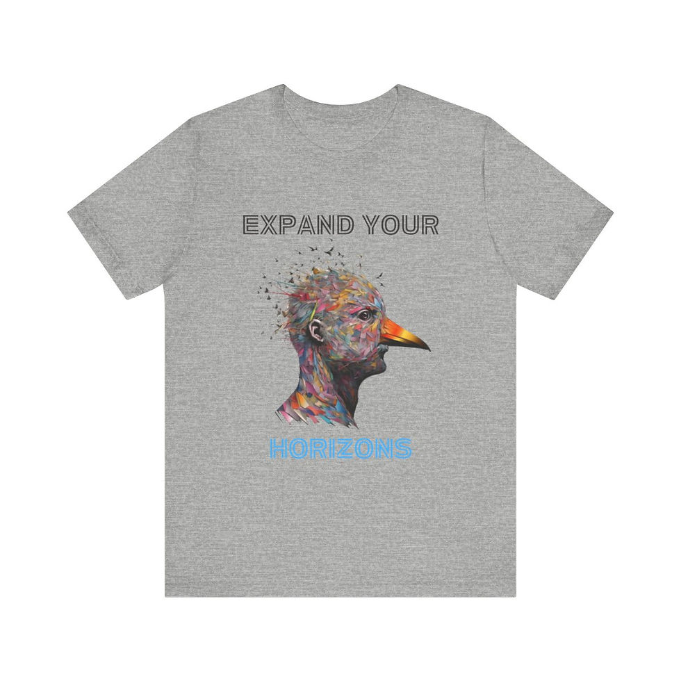Thumbnail: Unisex Jersey Short Sleeve Tee - Expand Your Horizons 2