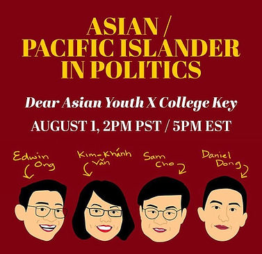 Asians in Politics With College Key Foundation