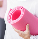 Elderly Woman at Gym