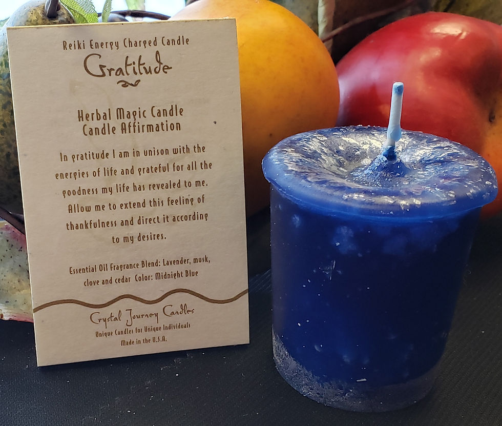 Thumbnail: Gratitude Herbal Votive Candle 