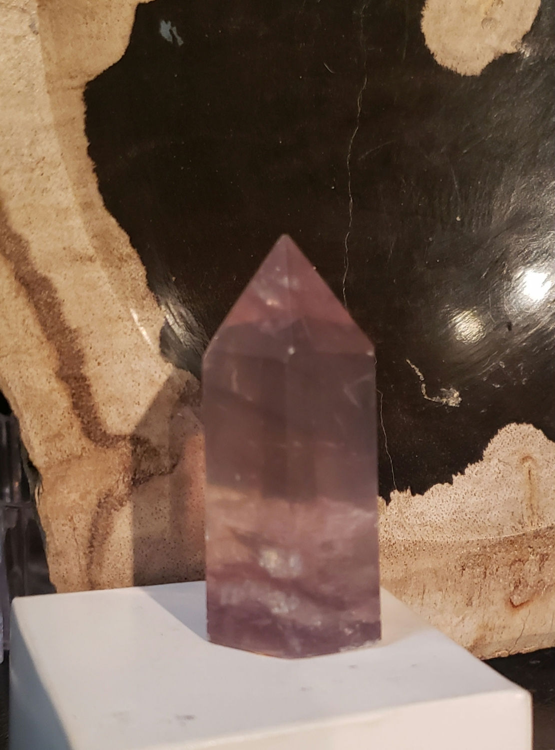 Purple Flourite tower 12