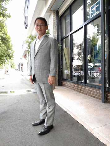 【着慣れた大人のオーダースーツ】を創っていただきました。