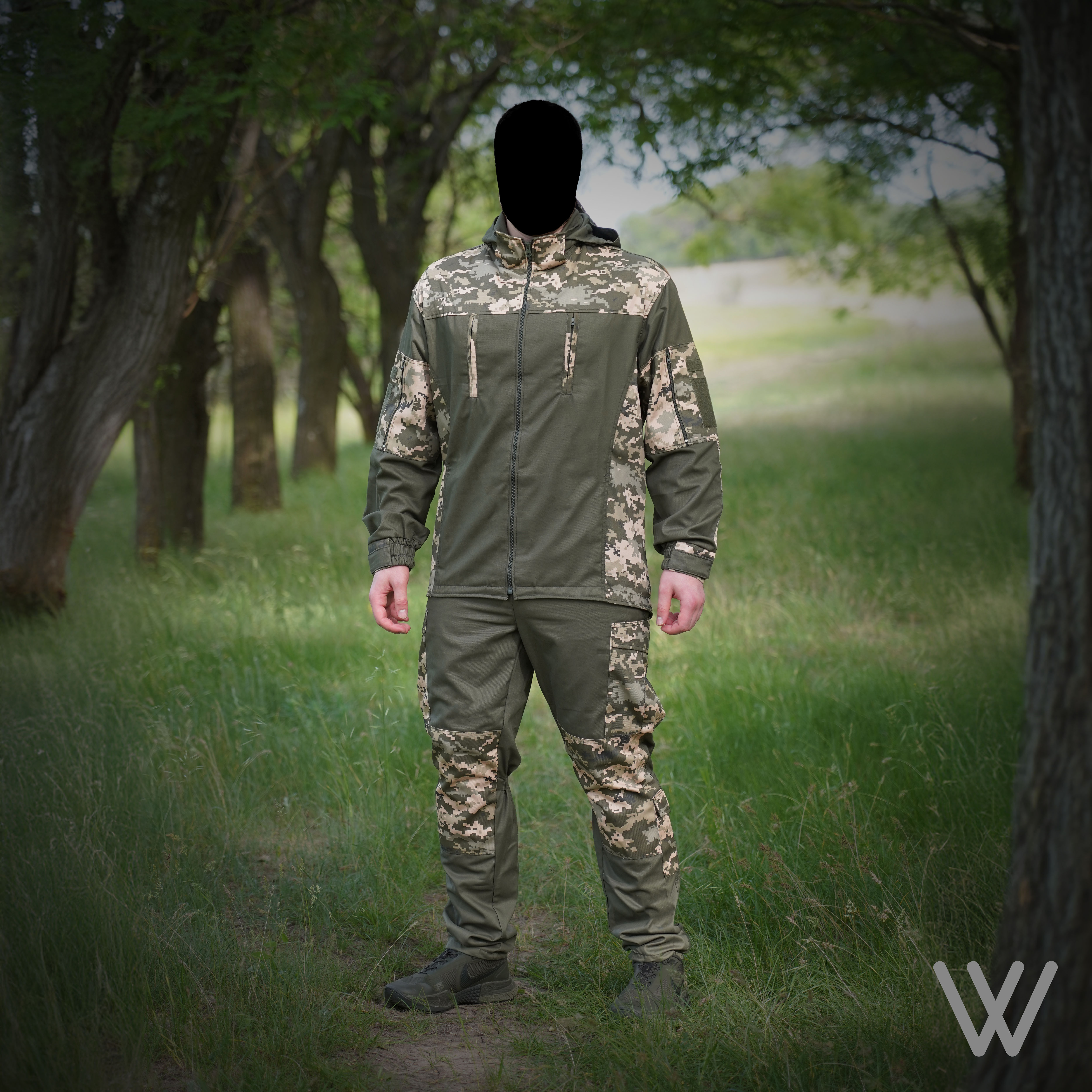 Костюм тактичний-польовий  Горка Піксель з вставками оливи