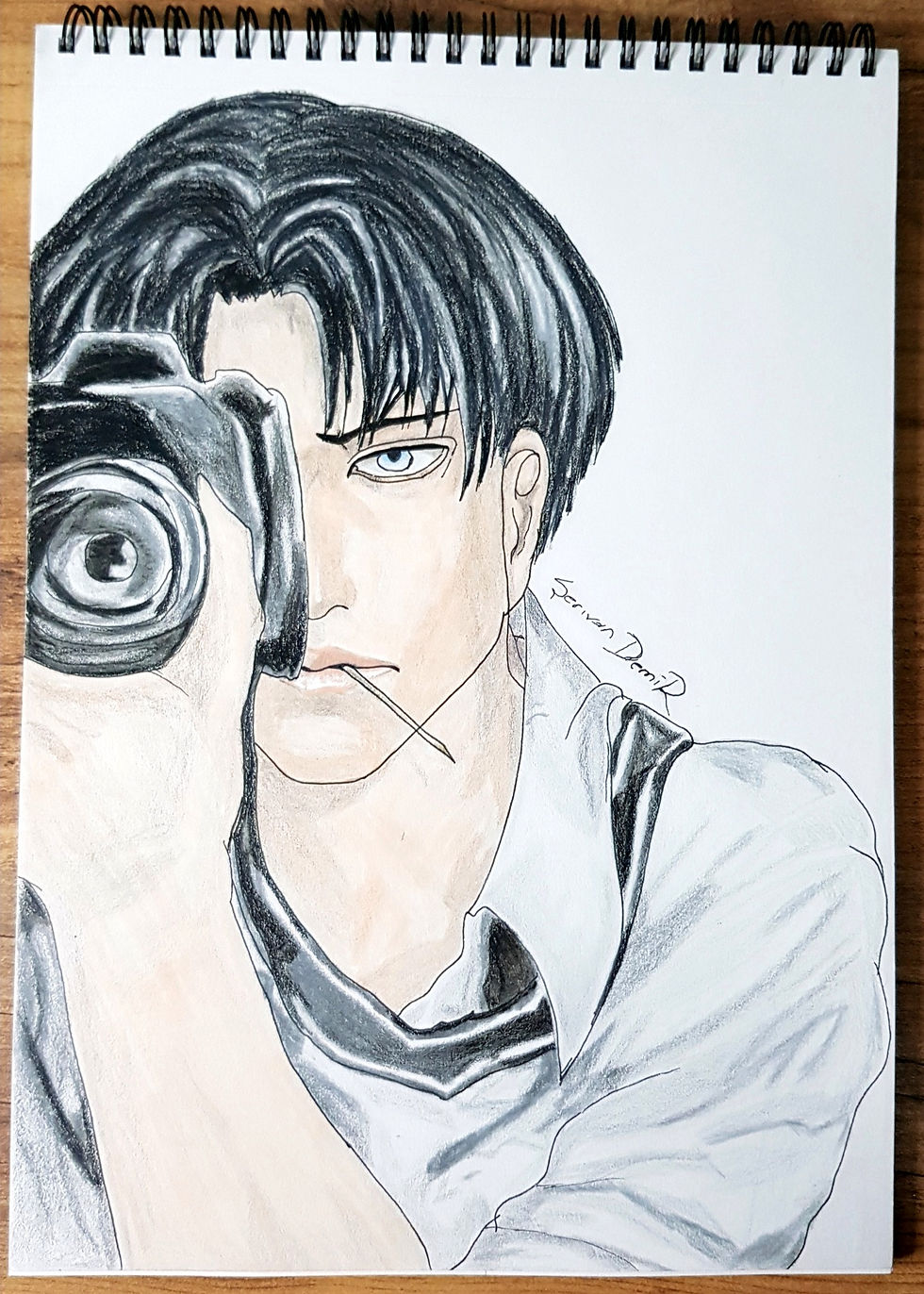 Drawing Levi Ackerman from Attack on Titan
