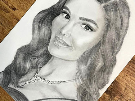 Ebru Şahin| Karakalem Çizimi