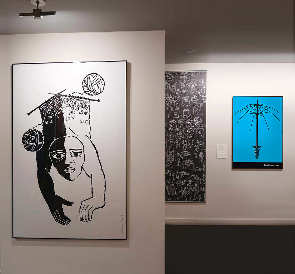 Luba Lukova's art at Gold Coast Arts Center, Great Neck, New York