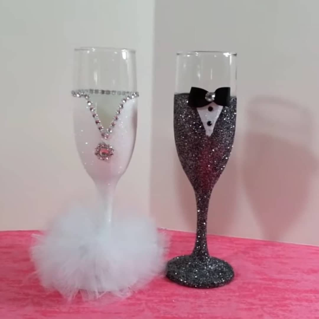 Bridal Set Glasses