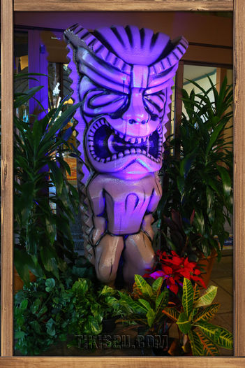 Single Tiki with Foliage