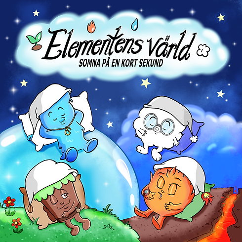 Elementens värld godnattlåt Somna på en kort sekund omslag.png
