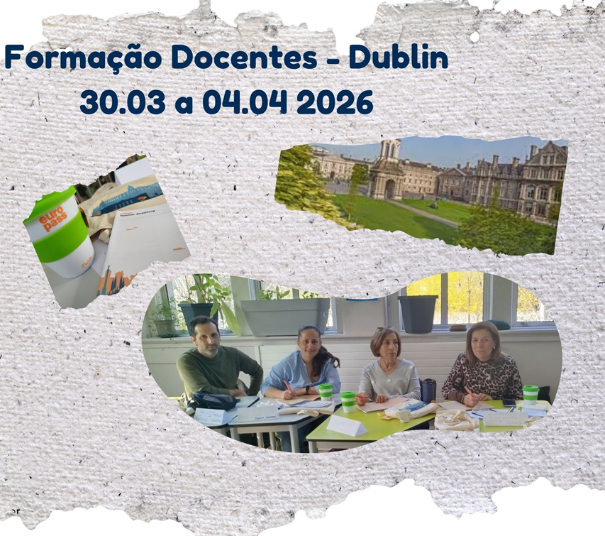 Erasmus+ em Dublin: Formação de Docentes (30 de março-4 de abril, 2026)