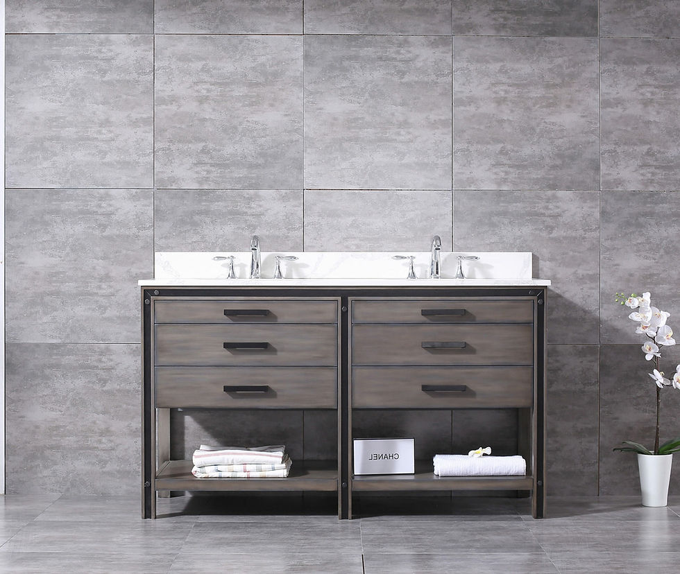 60" Bathroom vanity. By Poseidon.