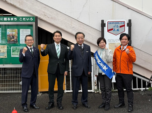 野田佳彦代表来援! 竹井ようこ都議の応援