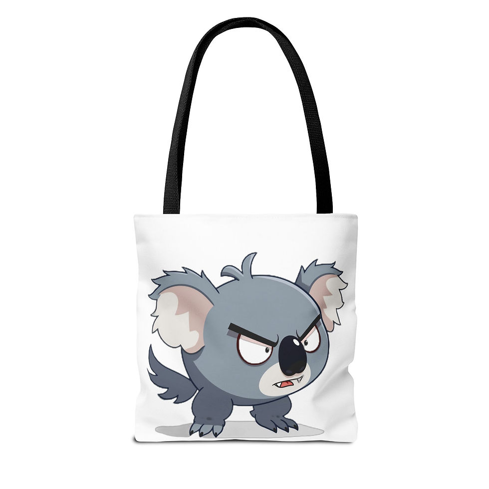 Angry Koala Tote Bag