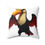 Thumbnail:  Angry Toucan Bird Spun Polyester Square Pillow,