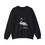 Thumbnail: Black Swan Cygnus Sweatshirt: Elegant swan design on a black crewneck sweatshirt