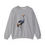 Thumbnail: Grey unisex sweatshirt featuring a crowned crane