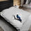 Thumbnail: Plush Steller's Jay blanket on bed
