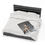 Thumbnail: Grey wolf duvet cover on bed