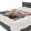 Thumbnail: Abstract art blanket on bed
