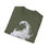 Thumbnail: Olive green t-shirt with white abstract design