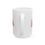 Thumbnail: White ceramic mug with red bird design