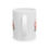 Thumbnail: White mug with flamingo design