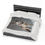 Thumbnail: White duvet cover featuring a hyacinth macaw design