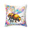 Thumbnail: No ID custom Square Pillow Vibrant Bee