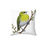 Thumbnail: Bird perched on branch, square pillow design