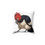 Thumbnail: Square Pillow Angry Woodpecker