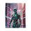 Thumbnail: Futuristic cyborg with insect wings, neon background