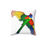 Thumbnail: Colorful bird pillow cover design