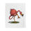 Thumbnail: Plush Blanket - Angry Flamingo Illustration Print