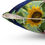 Thumbnail: Sunflower pillow with zipper detail