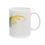 Thumbnail: White mug with yellow-green fairy wings design