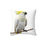 Thumbnail: Sulphur-crested Cockatoo on white pillow