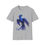 Thumbnail: Blue parrot graphic on heather gray t-shirt