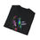 Thumbnail: Hummingbird floral print black t-shirt