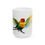 Thumbnail: Colorful parrot mug design
