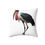 Thumbnail: Wildlife Bird Spun Poly Pillow, Stork Pillow