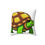 Thumbnail: Square Pillow Angry Tortoise Design