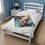 Thumbnail: Fantasy battle scene blanket on bed
