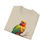 Thumbnail: Tan T-shirt with vibrant Macaw parrot print