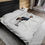 Thumbnail: African crowned crane plush blanket on bed
